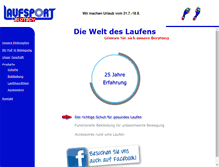 Tablet Screenshot of laufsport-blutsch.at